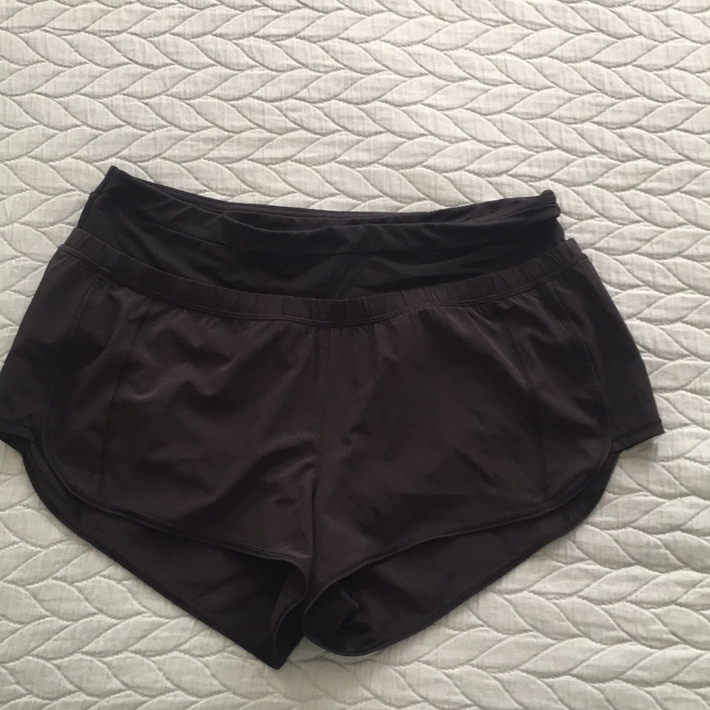 Black lululemon shorts